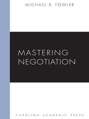 cover image of Mastering Negotiation